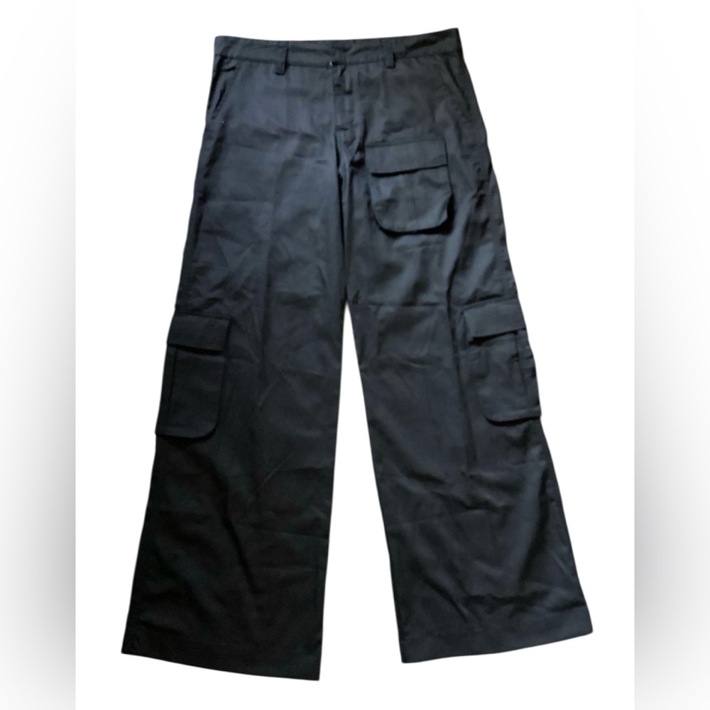 Motel Rocks wide leg utility pants. M - Picture 2 of 3